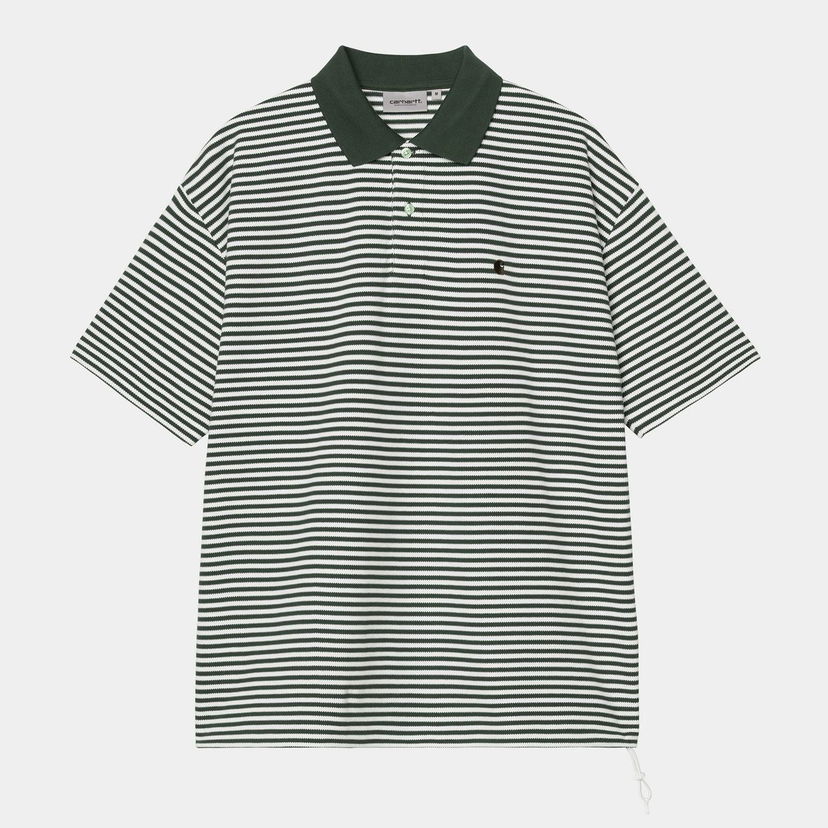 Поло тениска Carhartt WIP Short Sleeve Striped Ribbed Collar Soony Polo Многоцветен | A252021_9