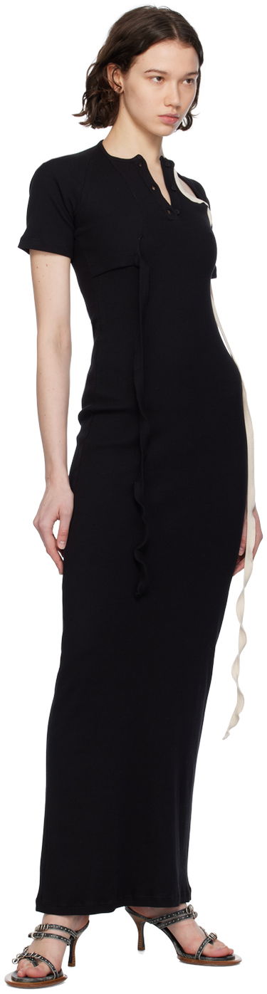 Pокля Ottolinger Ottolinger Maxi Dress Черно | 403803, 3