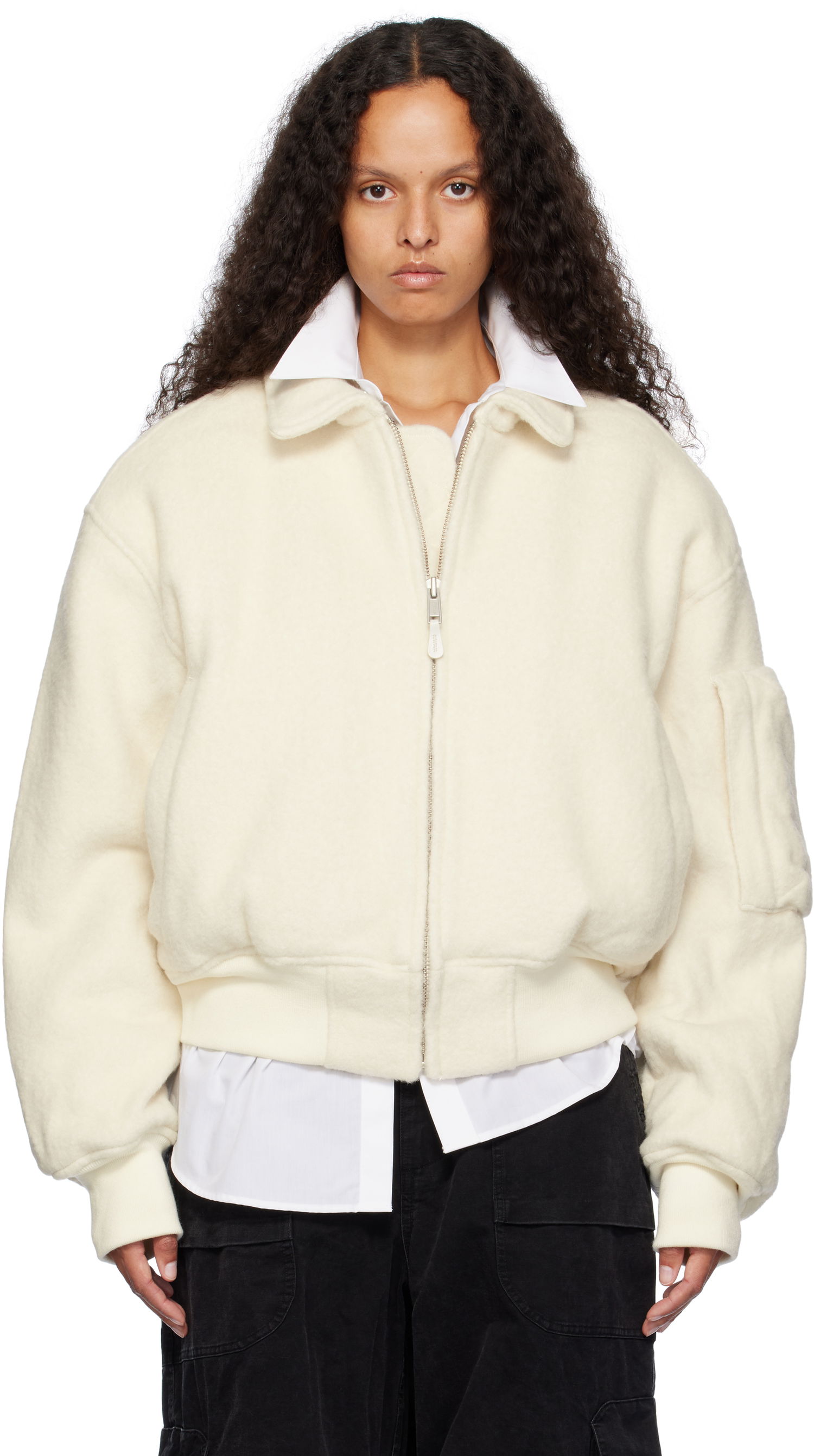 Яке бомбър Entire Studios Duke Bomber Jacket Бежово | ES2581PU, 0