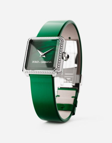 Часовник Dolce & Gabbana Sofia Steel Watch With Colorless Diamonds Зелено | WWJC2SXCMDTV0403, 2