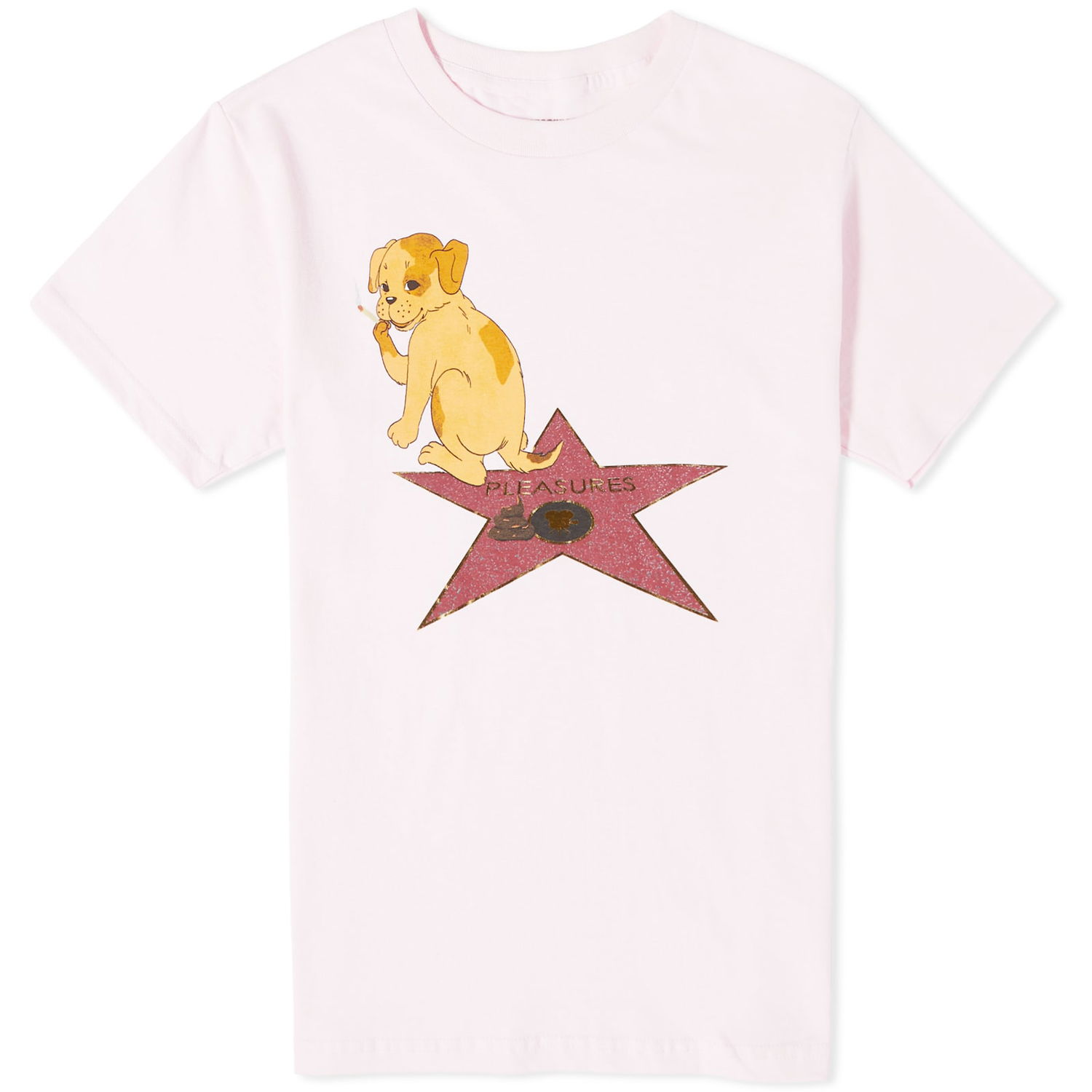 Тениска Pleasures Fame T-Shirt Pink Розово | P23SU050-PNK, 0