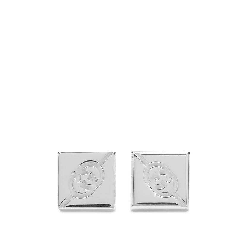 Обеци Gucci Tag Earrings "Silver" Металик | YBD77403300100U