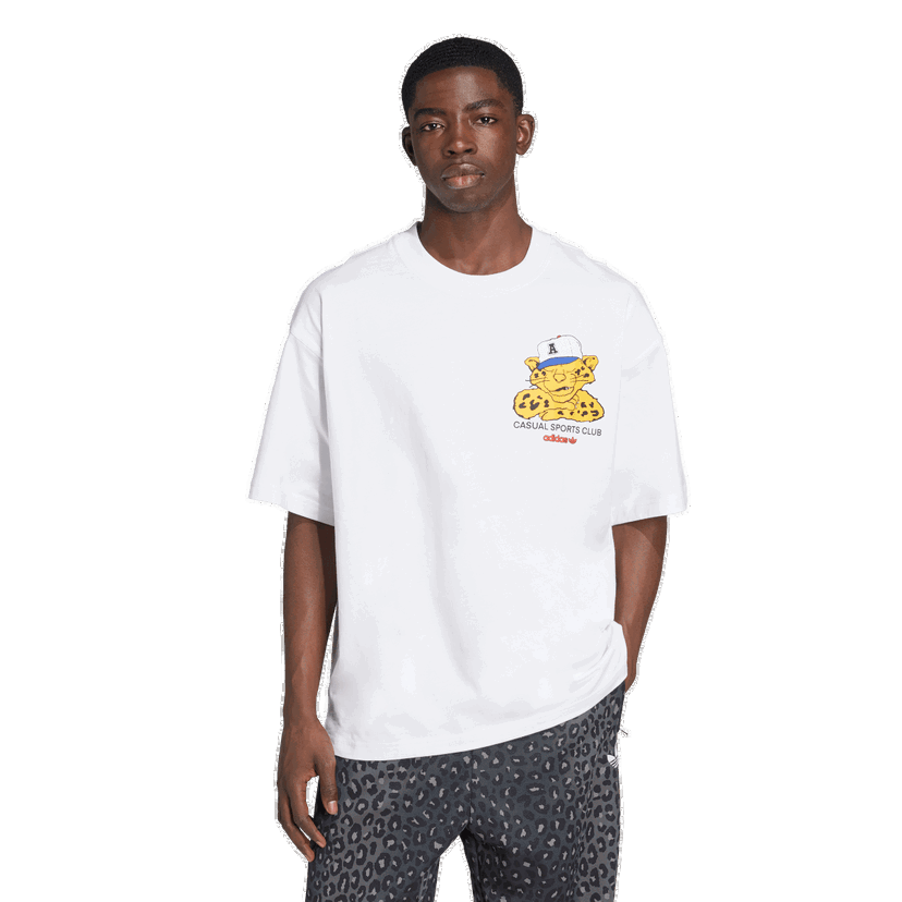 Тениска adidas Originals Graphic OS SS T-Shirt Бяло | JW0158