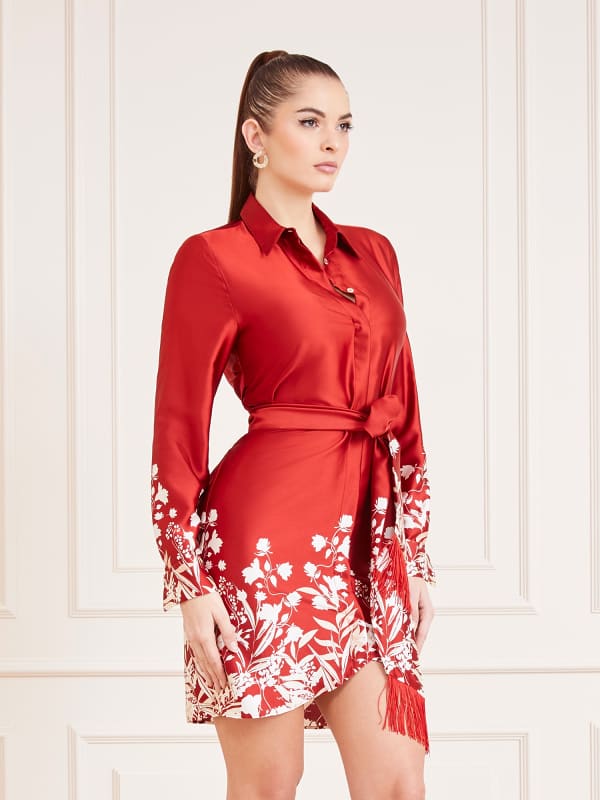 Pокля GUESS Marciano Marciano Floral Print Mini Червено | 4RGK797014A, 0