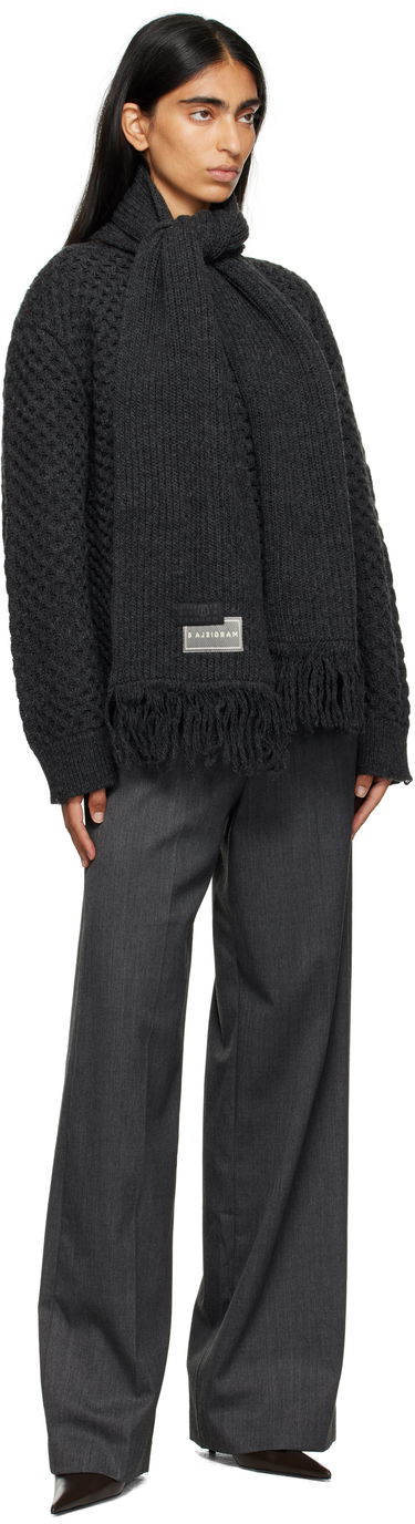 Панталони Maison Margiela MM6 Maison Margiela Tailored Wide-Leg Trousers Сиво | S52KA0538 S47848, 3