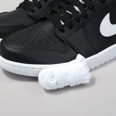 Кецове и обувки Jordan Air Jordan 1 Retro Mid "Black White" Черно | 554724-038, 5