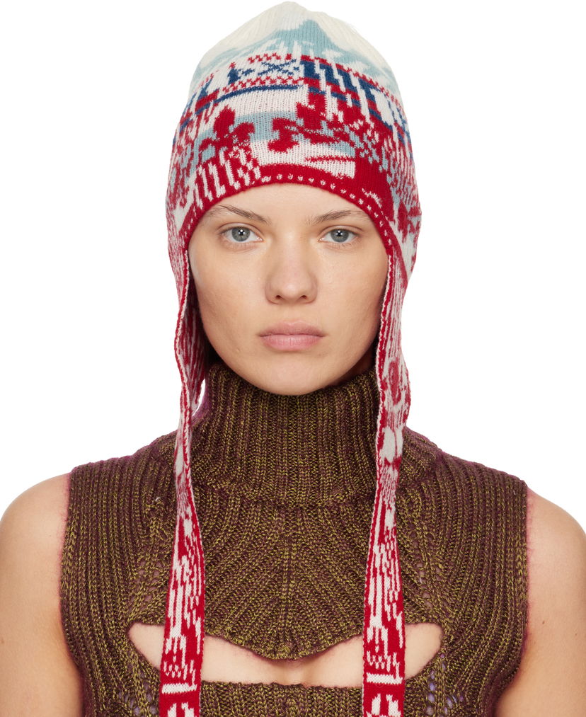 Шапка Vivienne Westwood Fairisle Flap Ears Beanie Многоцветен | 8102002L-K006K-