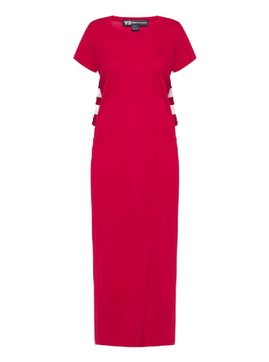 Pокля adidas Originals Y-3 Stripe Dress Червено | CY8385