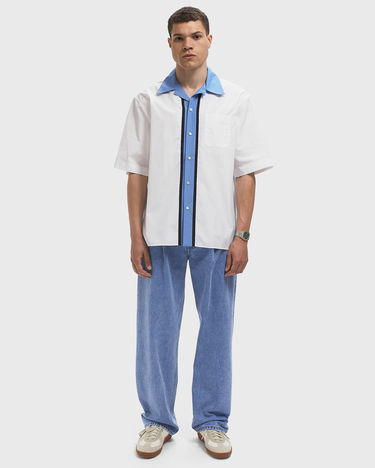 Риза Marni Marni Panelled Camp Collar Shirt Бяло | CUMU0362QX-00W01, 2