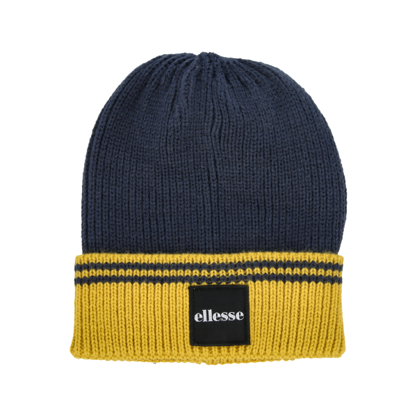 Шапка Ellesse Two-Tone Ribbed Knitted Beanie with Stripes Тъмно синьо | ELE233B400-02, 0
