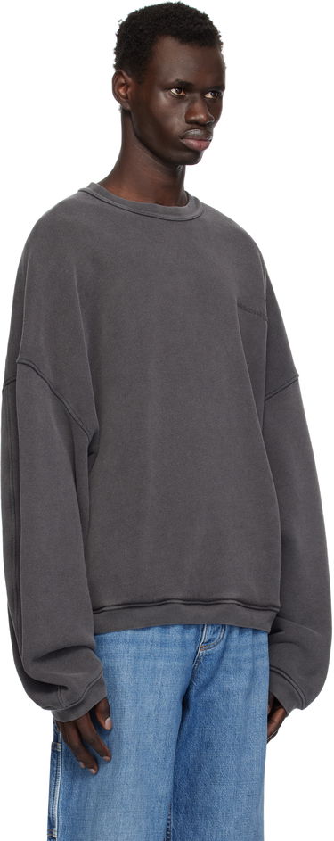 Пуловер Alexander Wang Alexander Wang Logo Crewneck Sweatshirt Сиво | 6CC1251083, 1