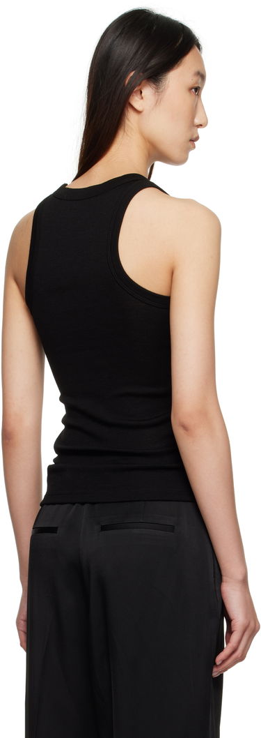 Потник Róhe Róhe Racerback Merino Jersey Tank Top Черно | 416-20-219, 2