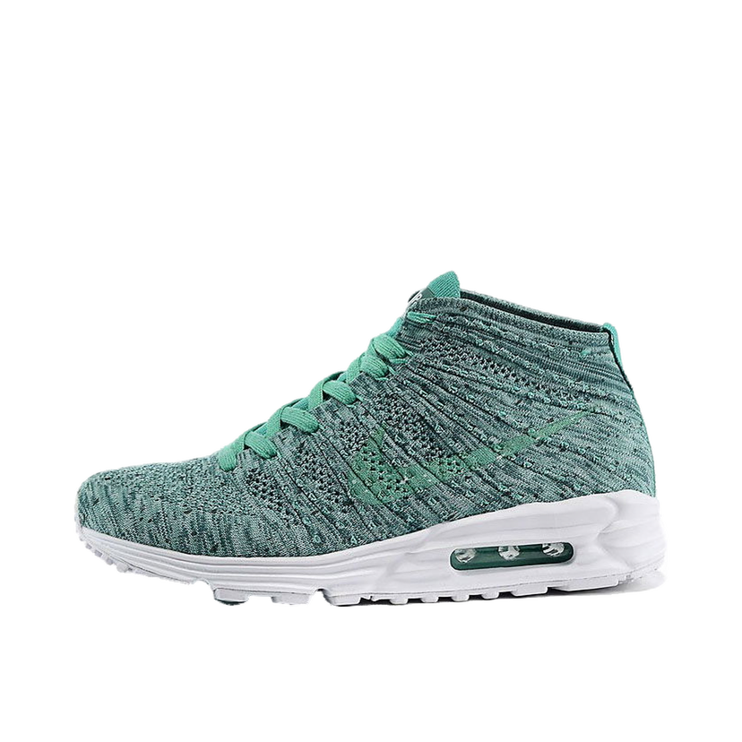 Кецове и обувки Nike Lunar Max Flyknit Chukka Hyper Turquoise Синьо | 645009-331
