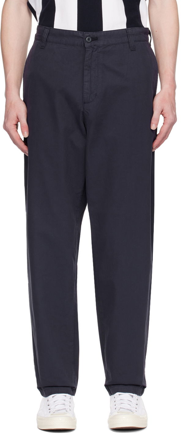 Панталони Carhartt WIP Calder Workwear Trousers Тъмно синьо | I033128, 0