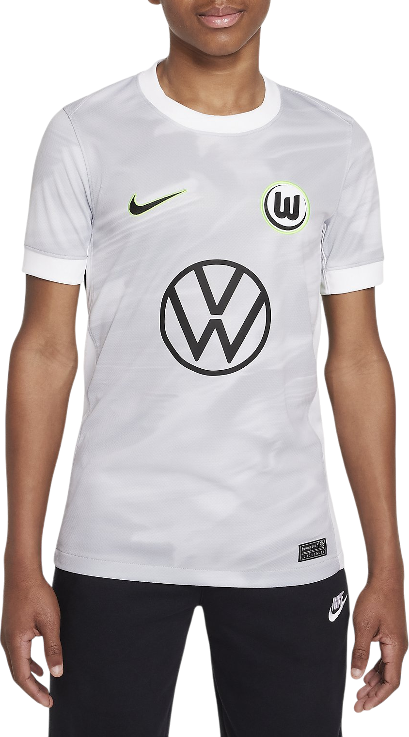 Фланелка Nike Wolfsburg 2025/26 Stadium Home Kids' Soccer Jersey Бяло | hq0953-100, 0