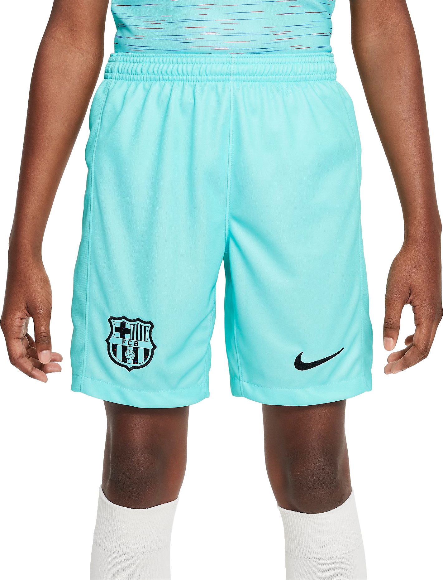 Къси панталони Nike FC Barcelona Stadium Shorts 2023/24 Тюркоазено | dx9855-486, 0