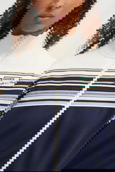 Суитчър Lacoste Lacoste Striped Track Jacket Тъмно синьо | SF5247, 3