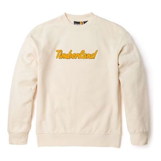 Суитчър Timberland Logo Crewneck Sweatshirt Бежово | A6HV5-V04