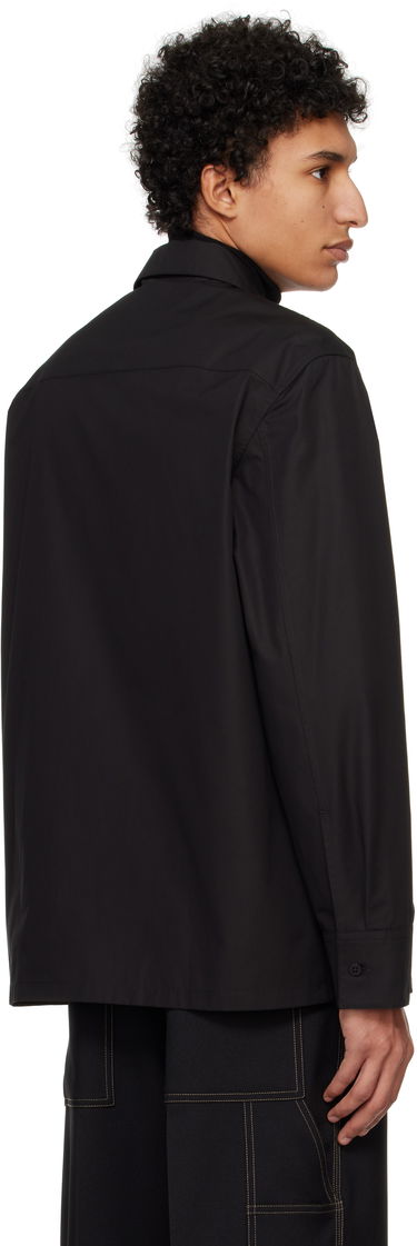 Риза Jil Sander Jil Sander Zip-Up Shirt Черно | J22DL0249_J45002, 2