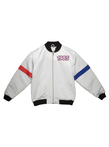 Яке Mitchell & Ness All Star Heavyweight Satin Jacket Сиво | STJKAJ19062-ASGSILV