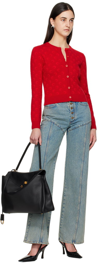 Дънки Marine Serre Marine Serre Moon Laser Flare Jeans Синьо | WPA126A CDEN0003, 3