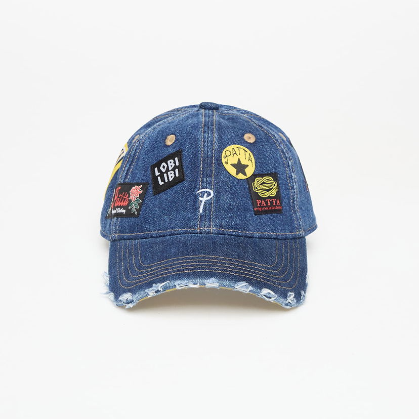 Шапка с козирка Patta Whole Lotta Labels Denim Blue Denim Синьо | POC-AW25-4200-815-0009-197