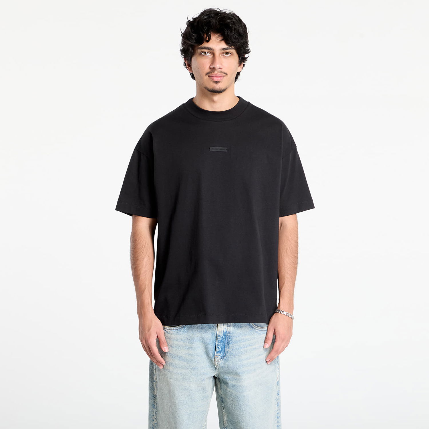 Тениска Fear of God Fear of God Essentials Classic Short Sleeve T-Shirt Черно | 125SP254190F-861, 0