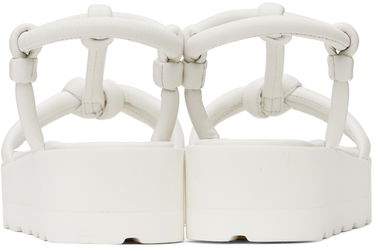 Кецове и обувки Gianvito Rossi Marine Flat Sandals Бяло | G32246.05GOM.NAP, 1