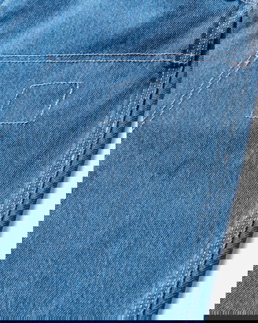 Карго панталони Carhartt WIP Double Knee Stone Washed Pants Синьо | A242055 106, 4
