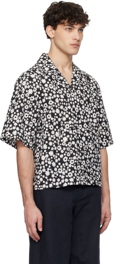 Риза Marni Marni Pop Fields Motif Shirt Черно | CUMU0330S2 UTC463, 1