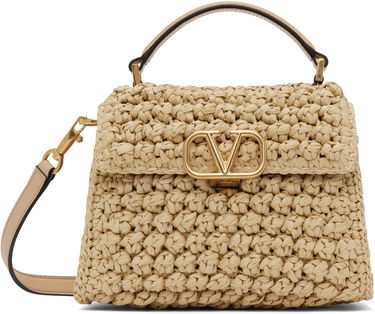 Дамска чанта Valentino Valentino Garavani VSling Mini Crochet Raffia Bag Бежово | 6W2B0G97USZ, 0