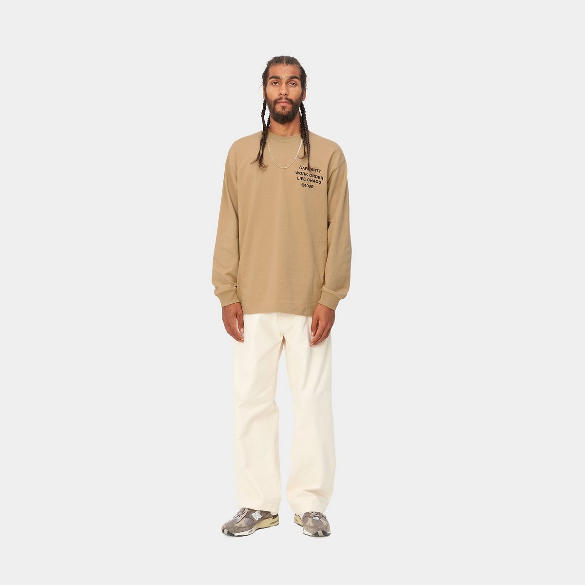 Тениска Carhartt WIP Reverse Hammer T-Shirt Кафяво | I032392_07E_XX, 1