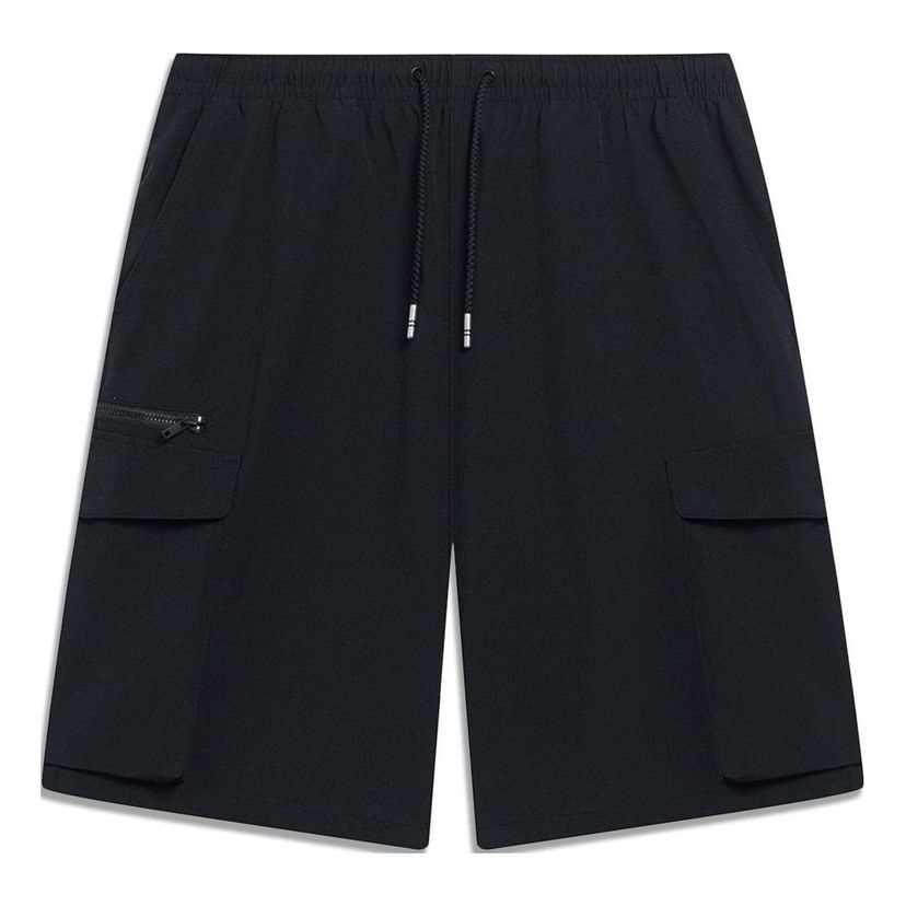 Къси панталони Li-Ning Lifestyle Cotton Shorts With Cargo Pockets Черно | AKST071-2