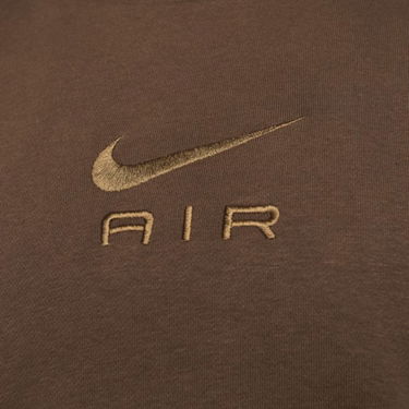 Суитчър Nike Air Women's Corduroy Fleece Turtleneck Top Кафяво | DQ6924-259, 3