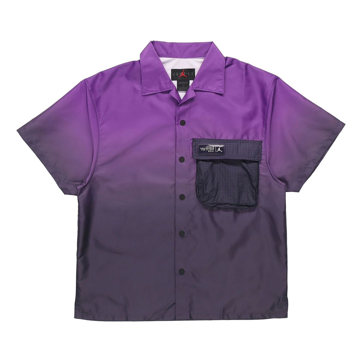 Риза Jordan Jordan 23 Engineered Gradient Pocket Breathable Short Sleeve Shirt Лилаво | CZ4821-578, 0