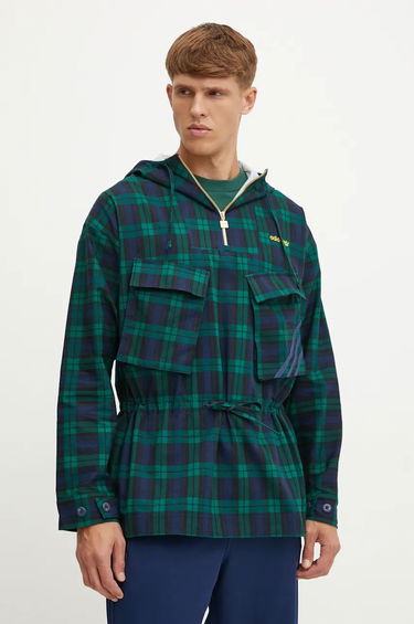 Ветровка adidas Originals Windbreaker Plaid Jacket Зелено | IX9636, 0
