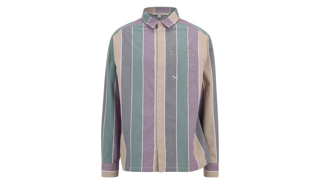 Samuel Stripe Long Sleeve Button-Up Shirt