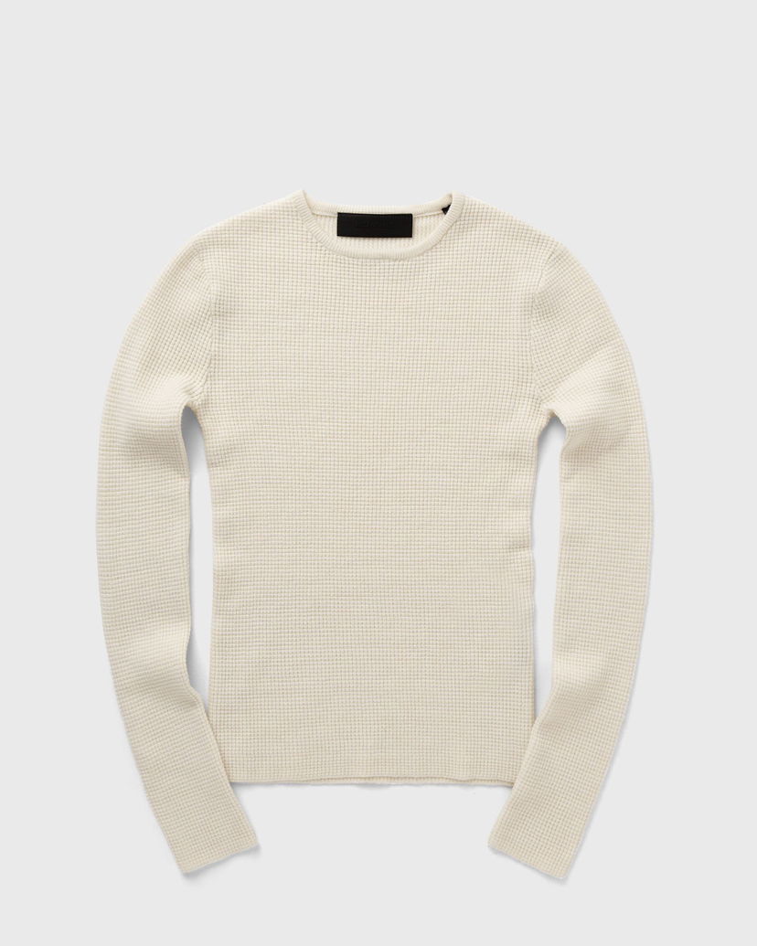 Пуловер Fear of God Essentials Waffle Fitted Long Sleeve Sweater L Бежово | 192BT247242FW-059