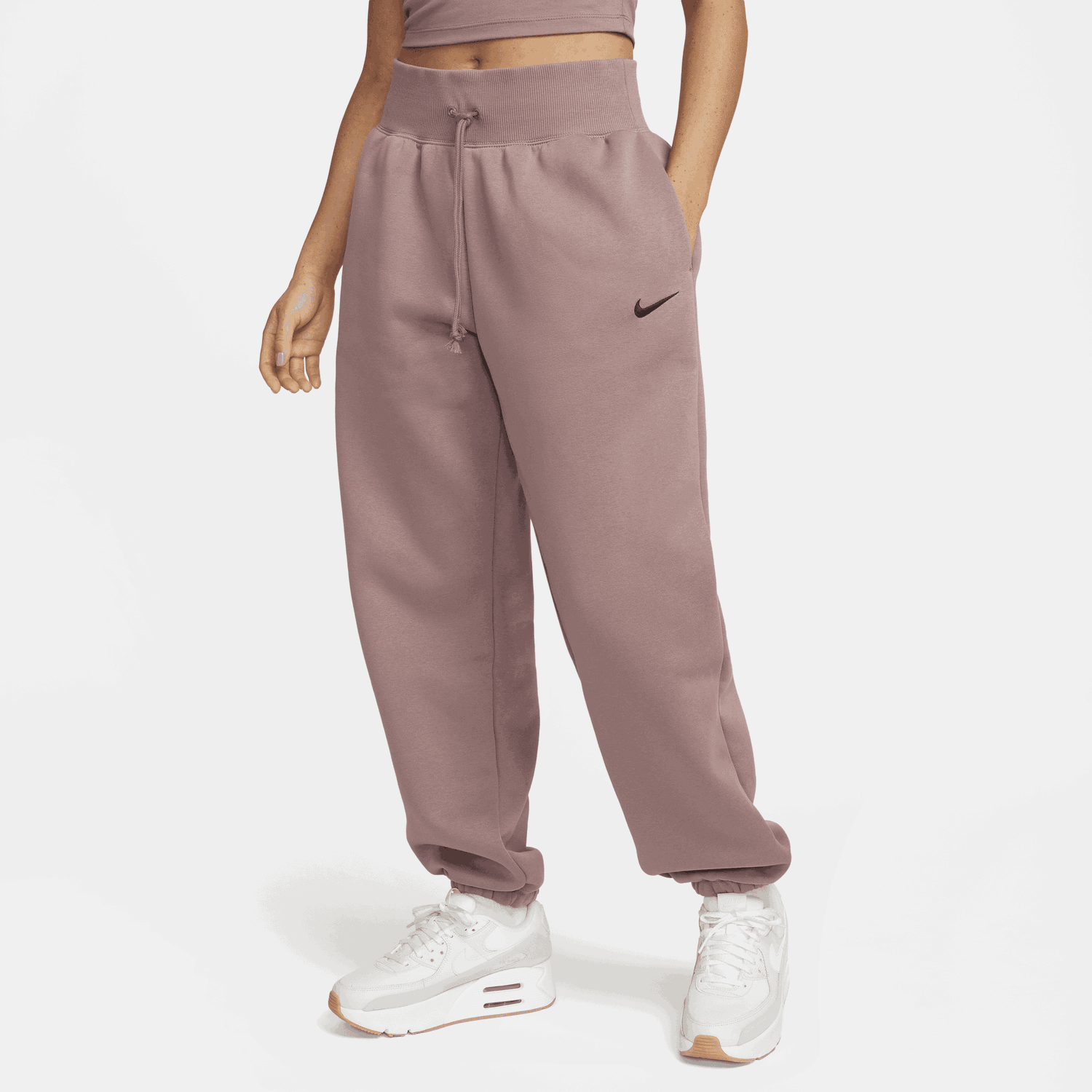 Спортни панталони Nike Sportswear Phoenix Fleece Розово | DQ5887-208, 1