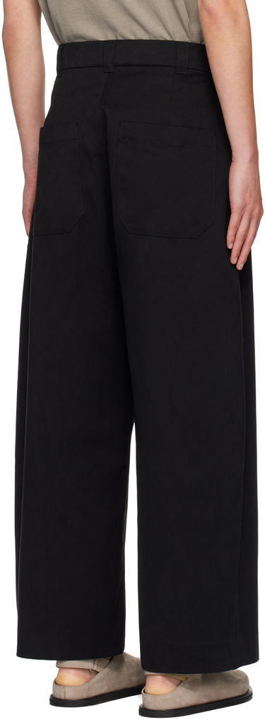 Панталони Studio Nicholson Studio Nicholson Pleated Trousers Черно | SORTE SNM - 351 -, 2