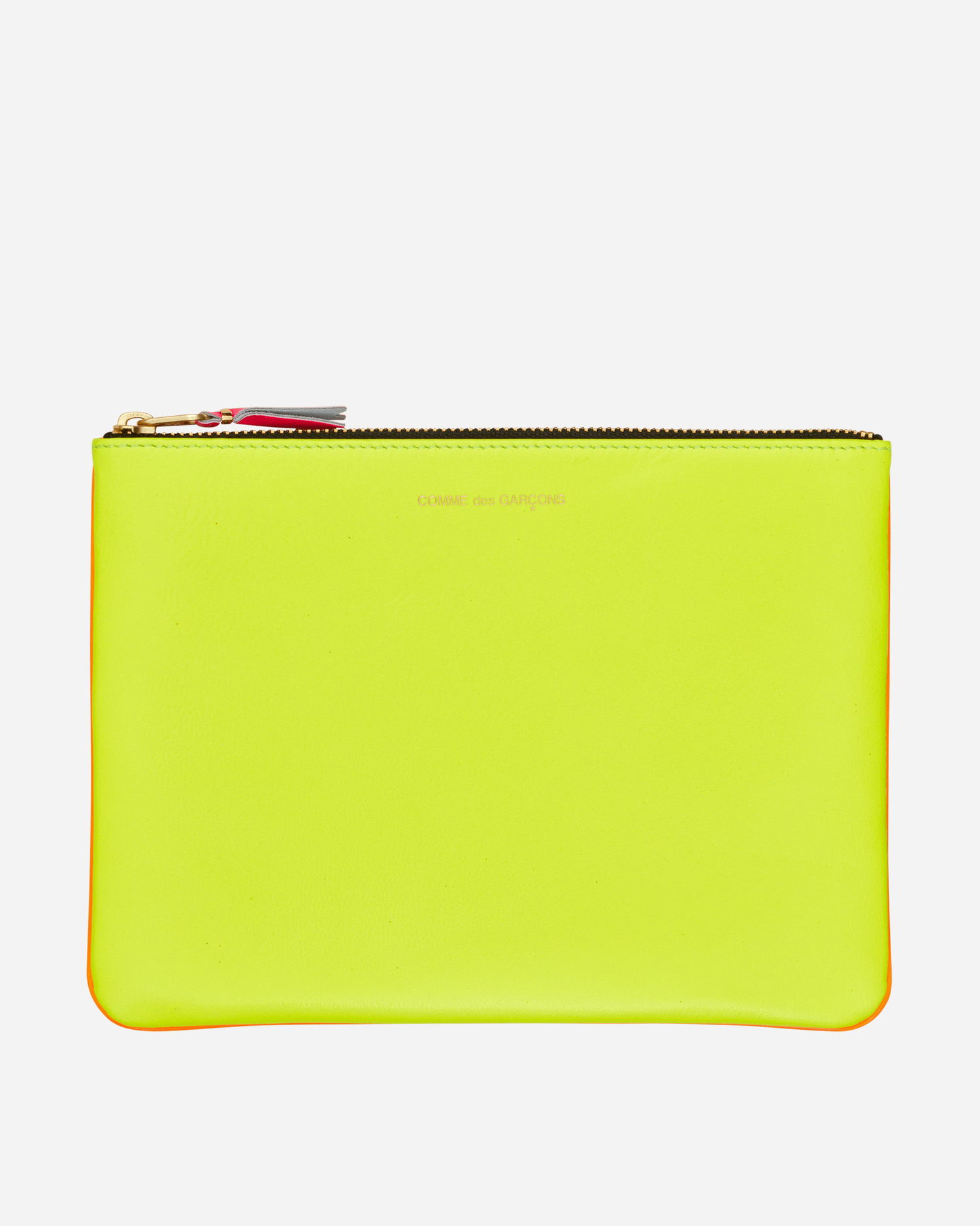 Портфейл Comme des Garçons Super Fluo Pouch Жълто | SA5100SF 4, 0