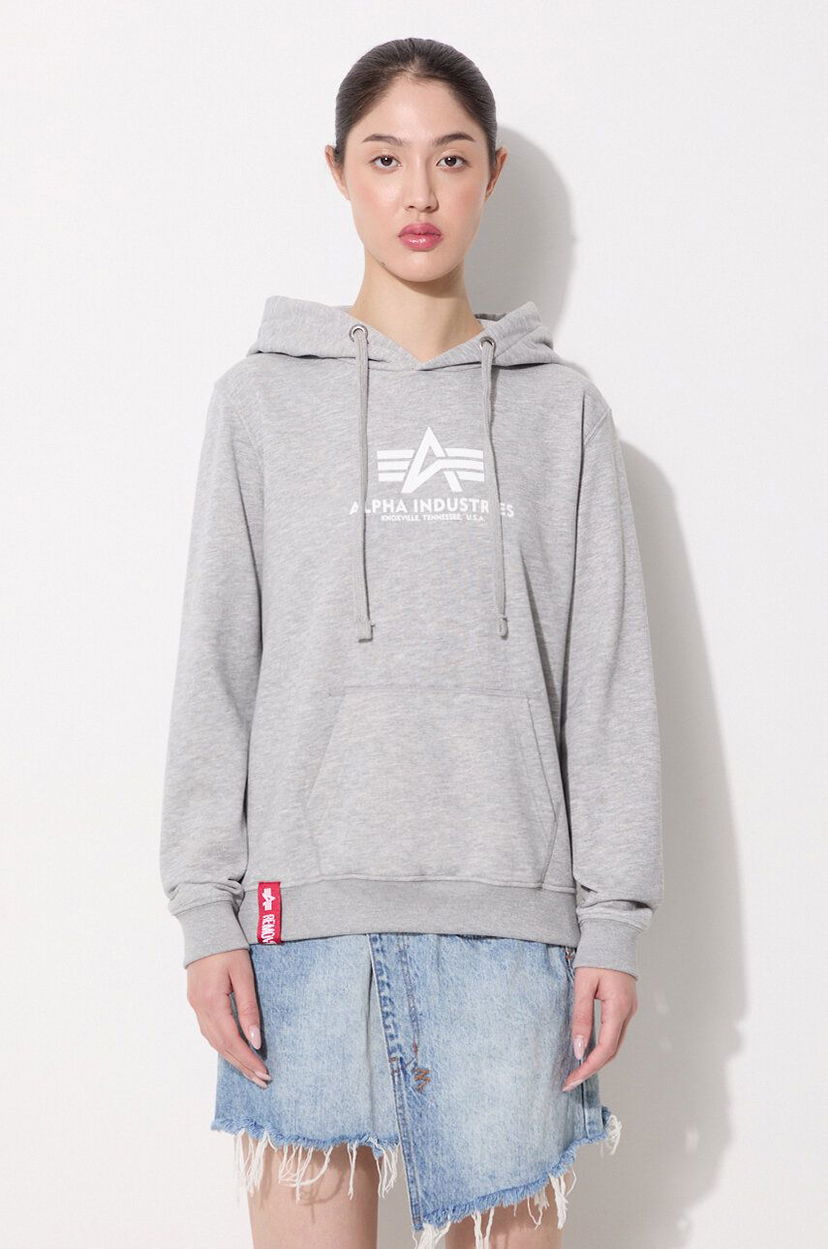 Суитчър Alpha Industries Women's Hoodie Grey Сиво | 196032.17