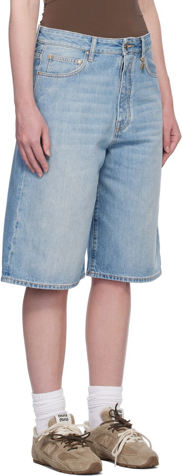 Къси панталони AMIRI AMIRI Faded Denim Shorts Синьо | AWDNSH1006, 1