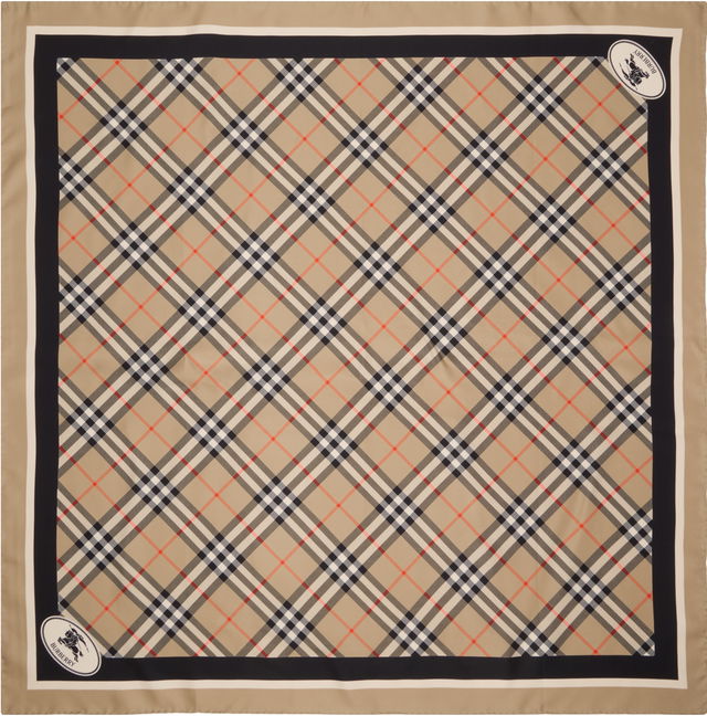 Burberry Check Silk Scarf