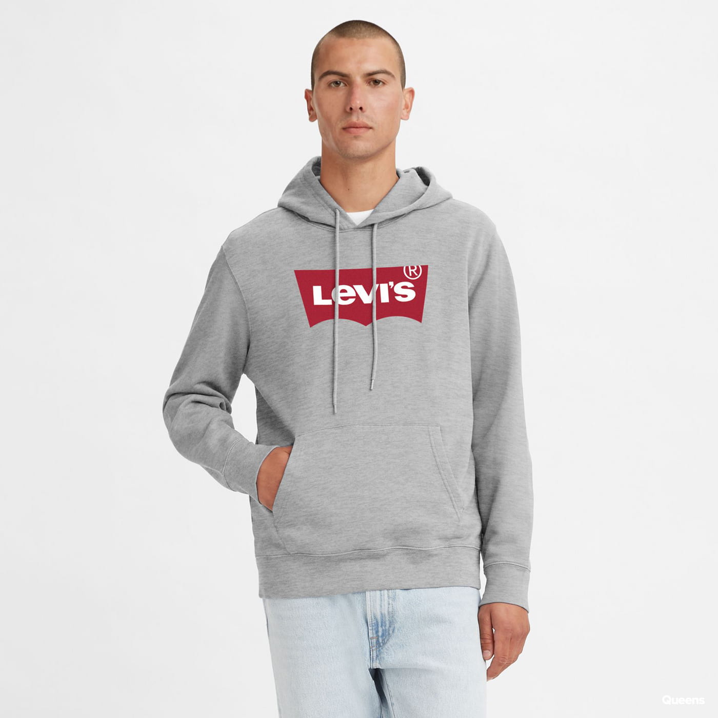 Суитчър Levi's Standard Graphic Hoodie Сиво | 38424-0000, 0
