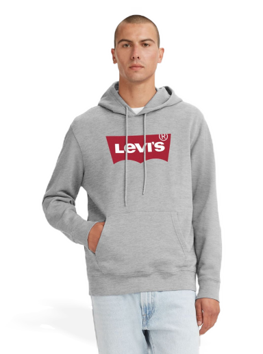 Суитчър Levi's Standard Graphic Hoodie Сиво | 38424-0000