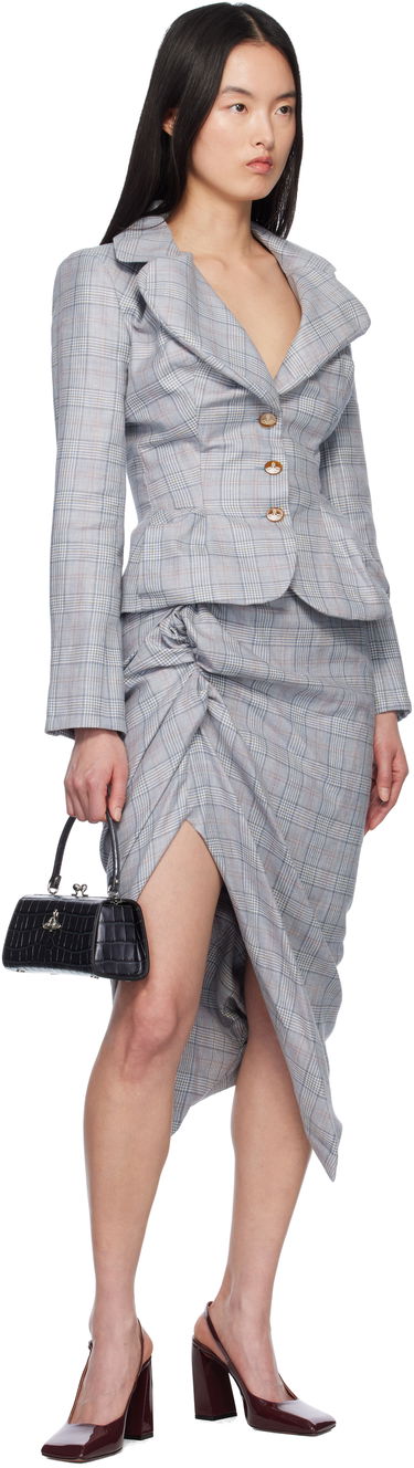 Комплект Vivienne Westwood Vivienne Westwood Drunken Prince of Wales Check Blazer Синьо | 1401007G-W013L-, 3