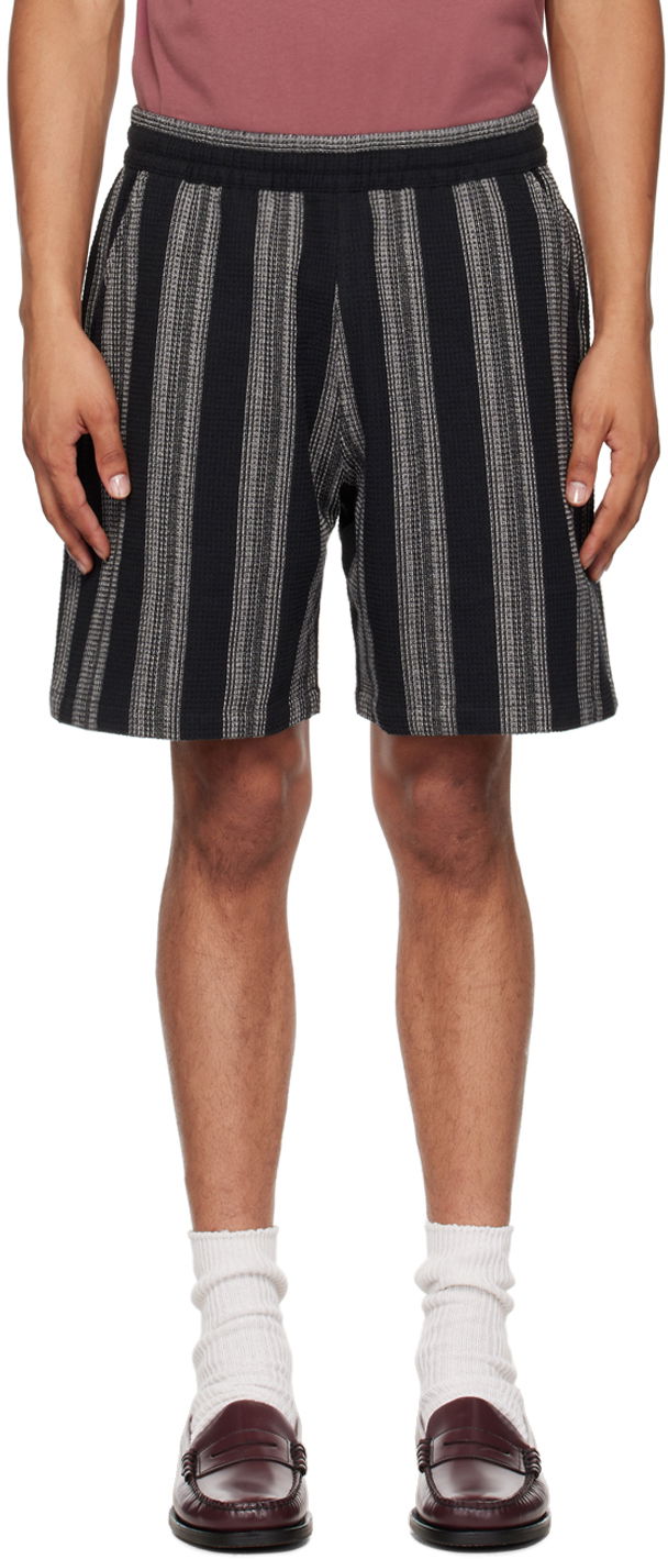 Къси панталони Carhartt WIP Striped Relaxed Fit Shorts Черно | I033692, 0