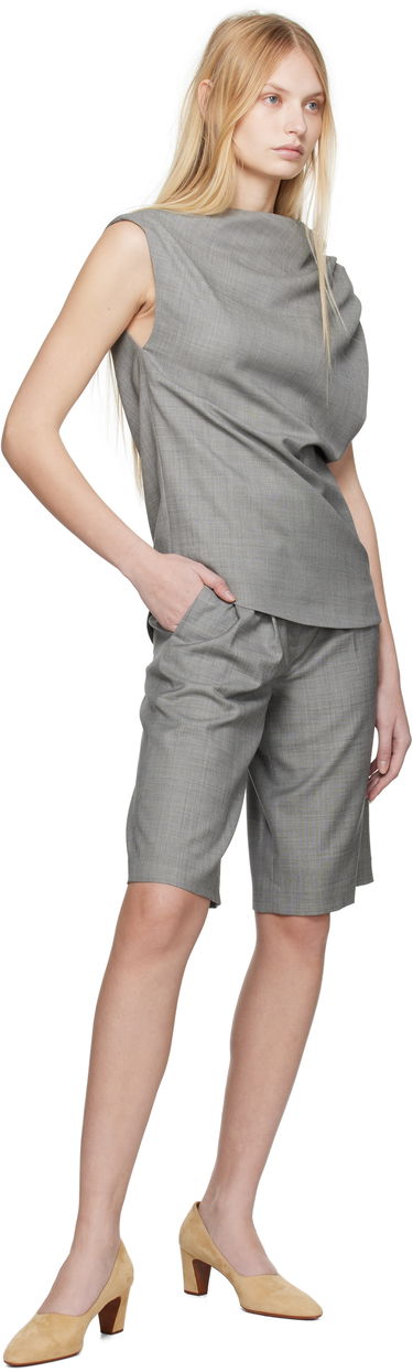 Къси панталони Loulou de Saison Loulou de Saison Soan Shorts Сиво | SOAN, 3