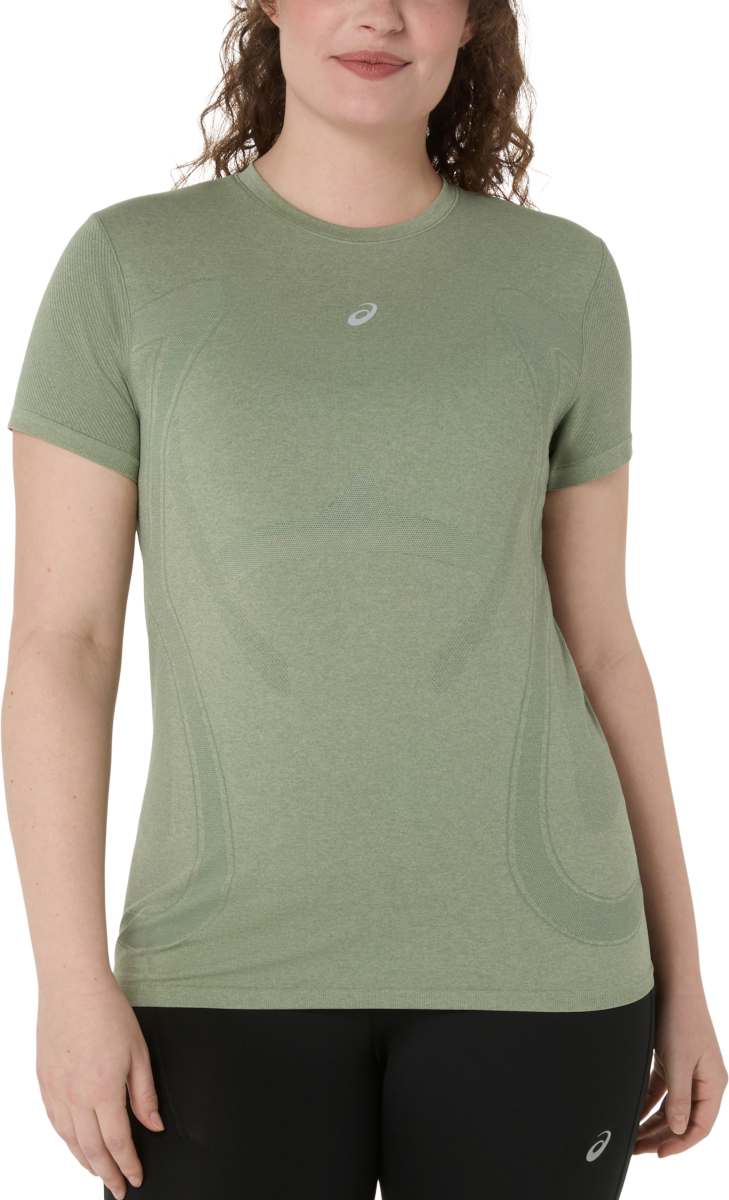 Тениска Asics Asics Road Seamless Short Sleeve T-Shirt Зелено | 2012d292-400, 0